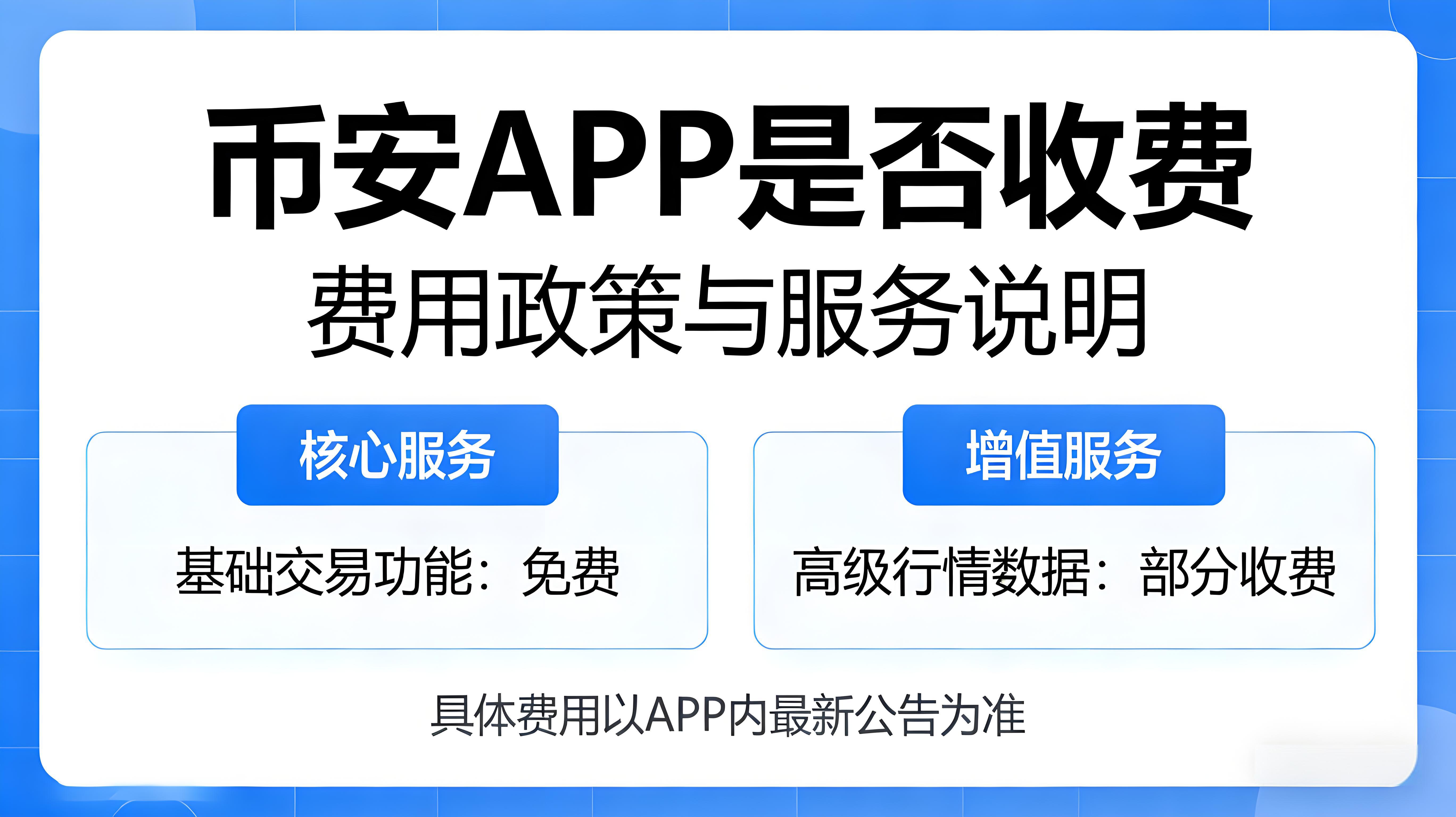 幣安APP使用是否免費？