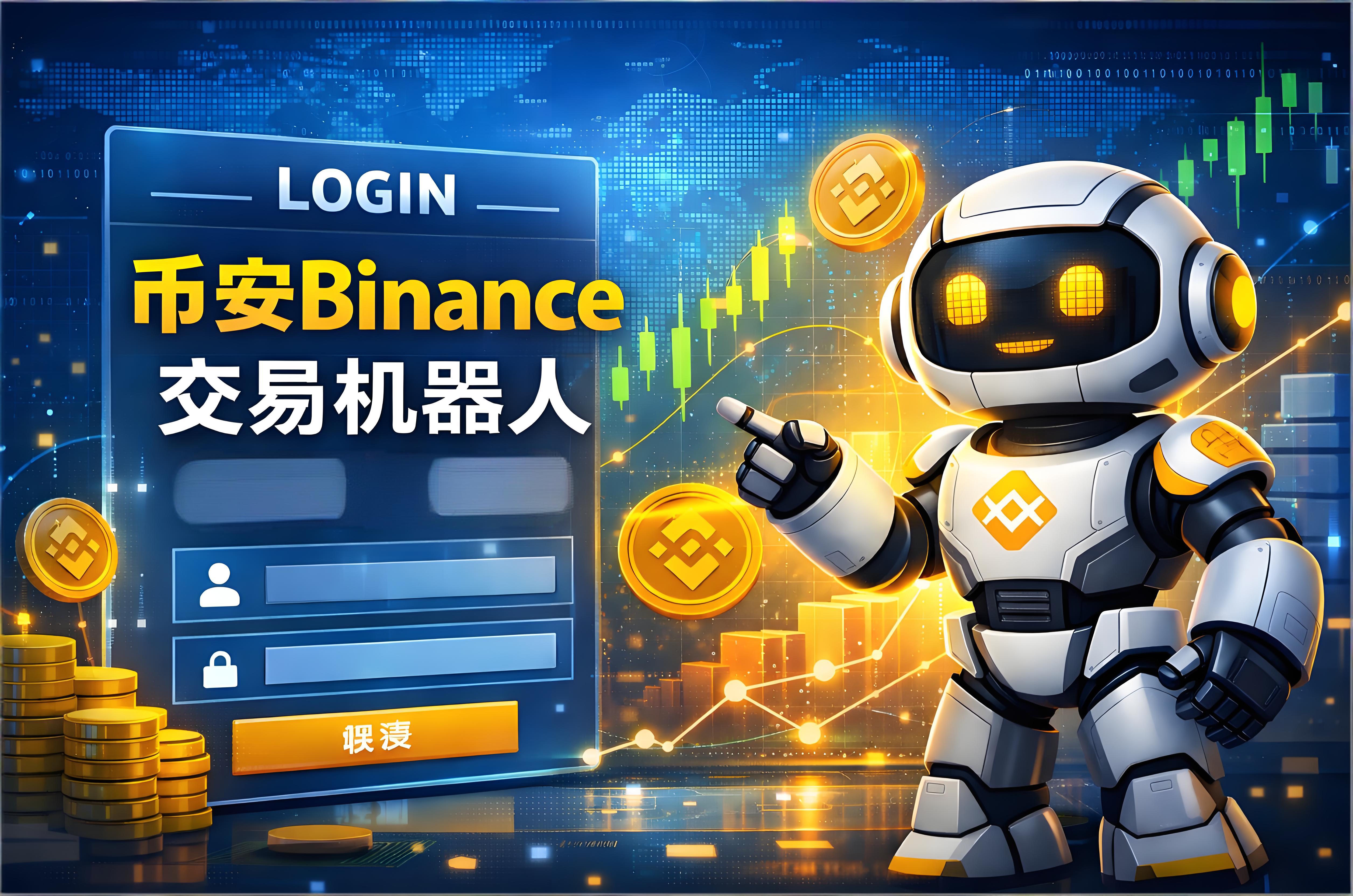 幣安交易機器人如何登入頁面？